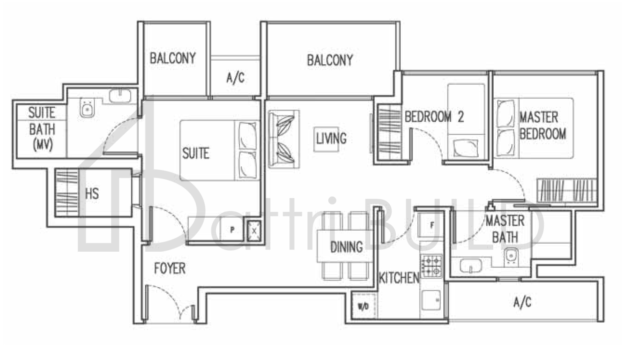 TRILIVE C1 floorplan (watermarked)