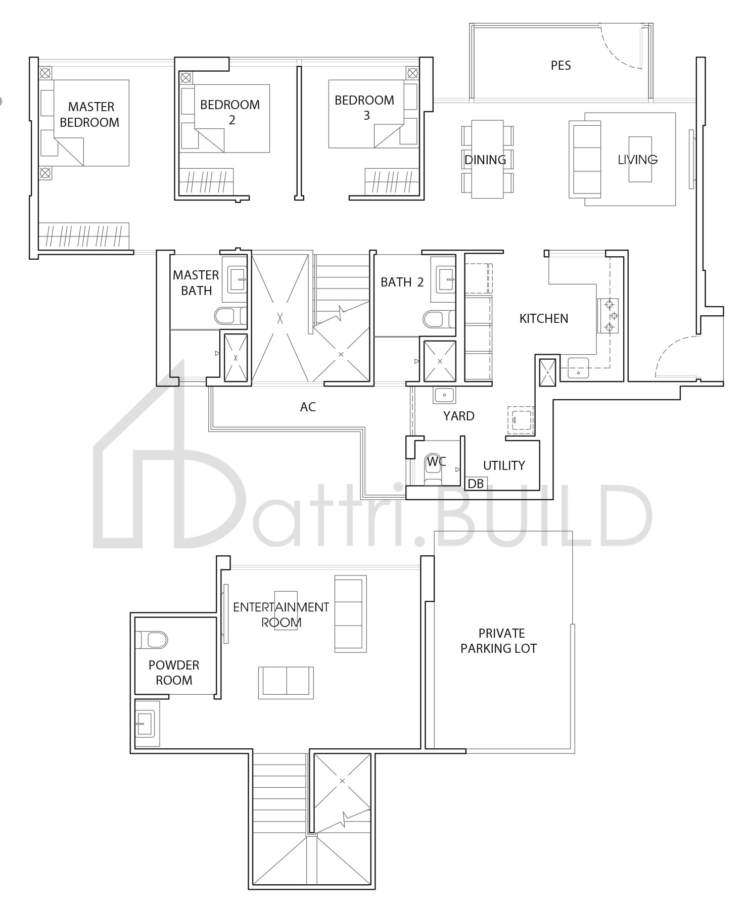 THE VALES C6-P floorplan (watermarked)