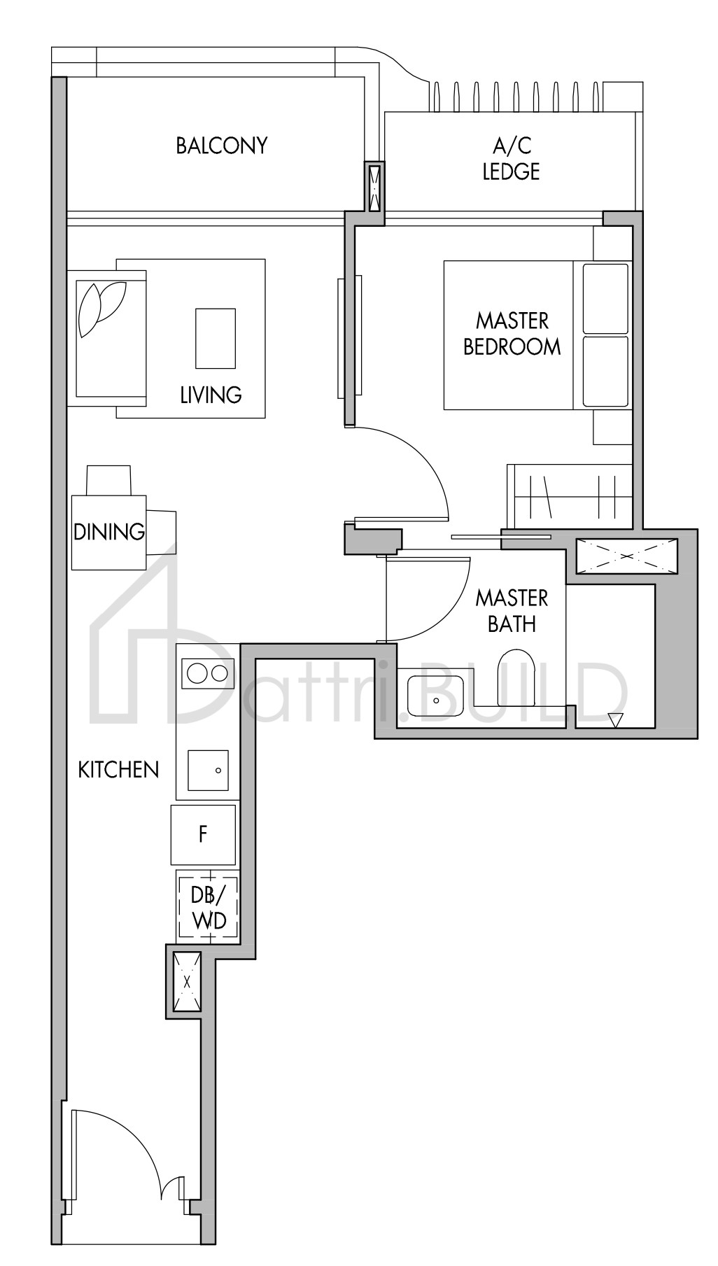 THE TRE VER A2 floorplan (watermarked)