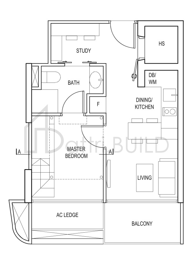 SPOTTISWOODE SUITES A3 floorplan (watermarked)