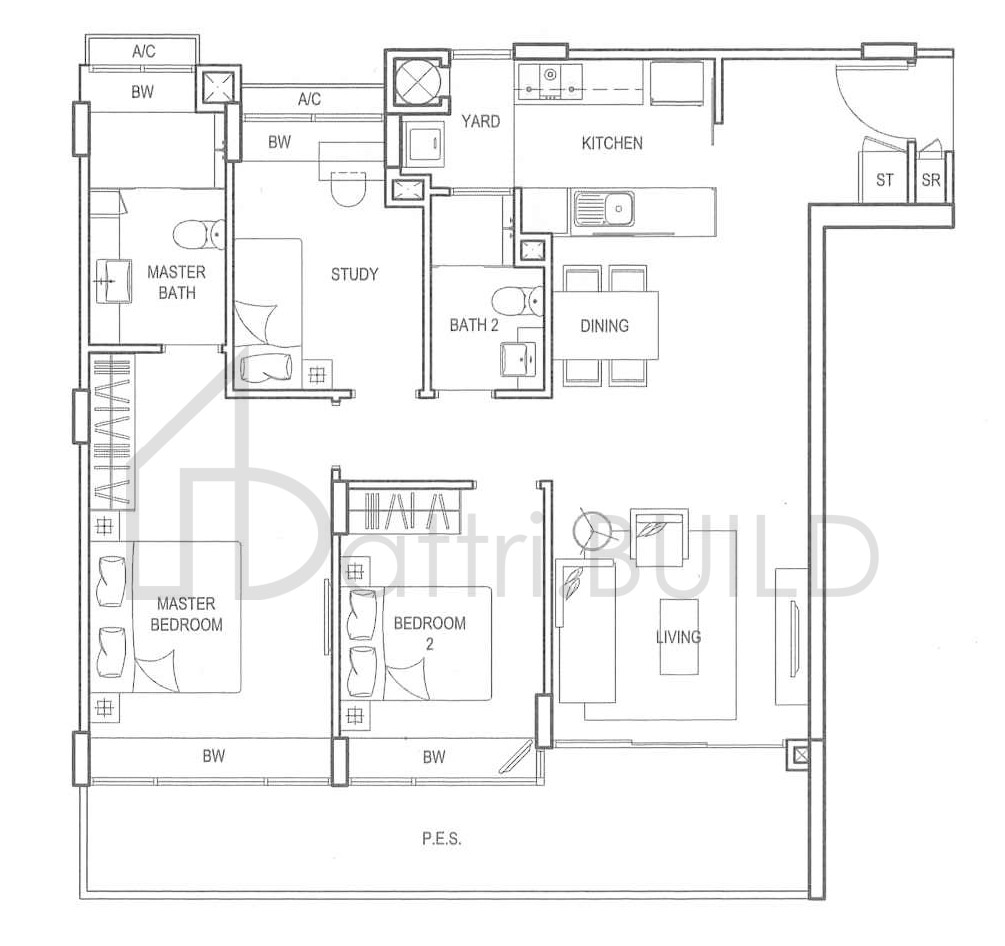 CLEMENTIWOODS CONDOMINIUM BS1bP floorplan (watermarked)