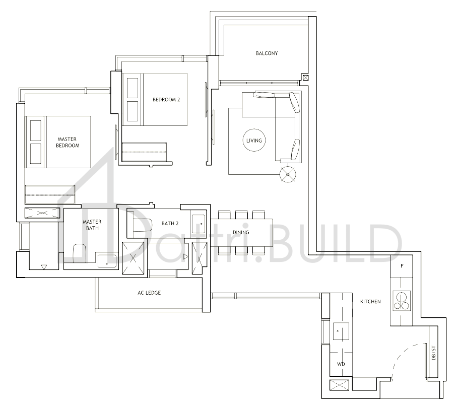 THE LANDMARK B4 floorplan (watermarked)