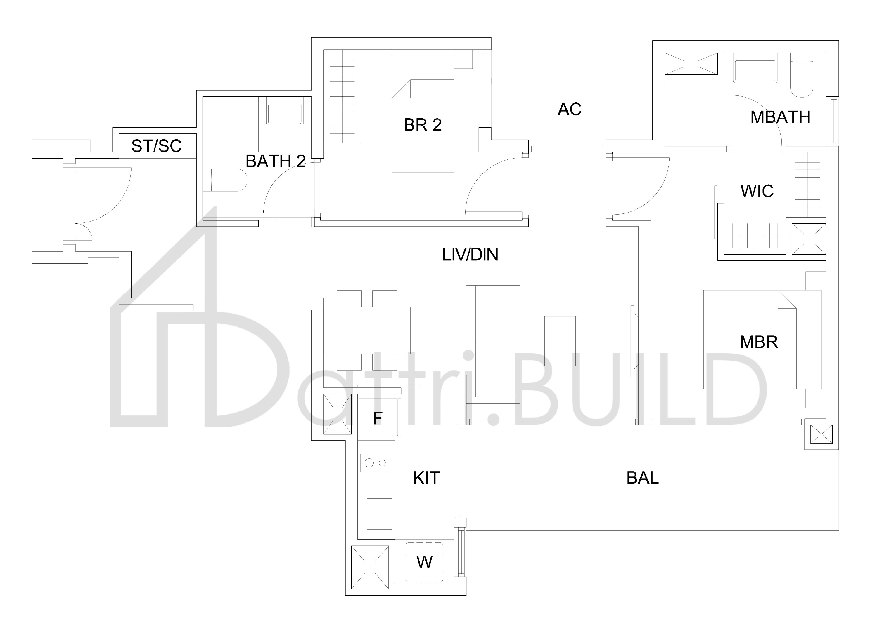 SKY VUE B2c2(M)(2-br Suite) floorplan (watermarked)