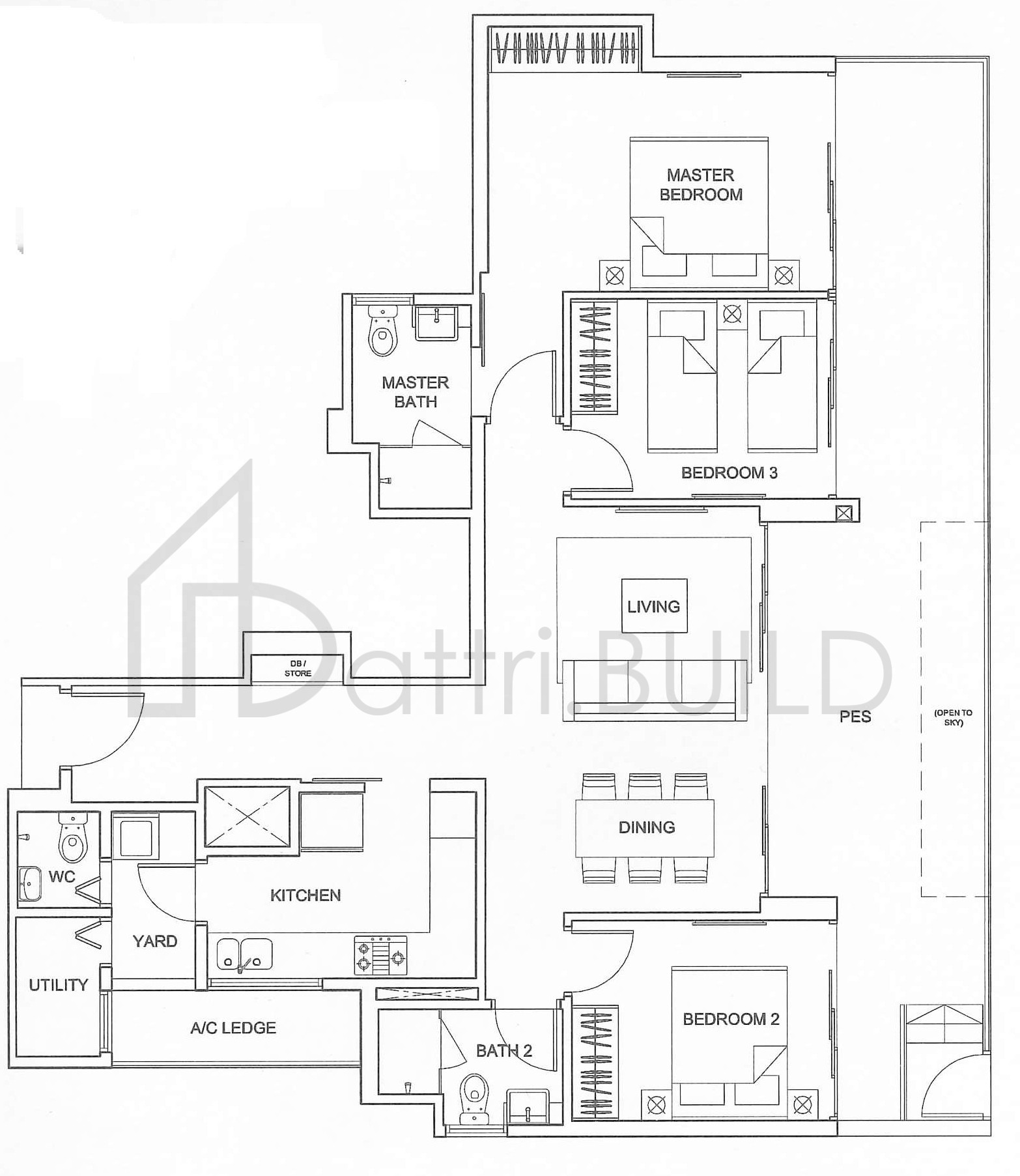 SEA ESTA C7-G floorplan (watermarked)