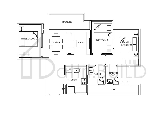 LA FIESTA C3 floorplan (watermarked)