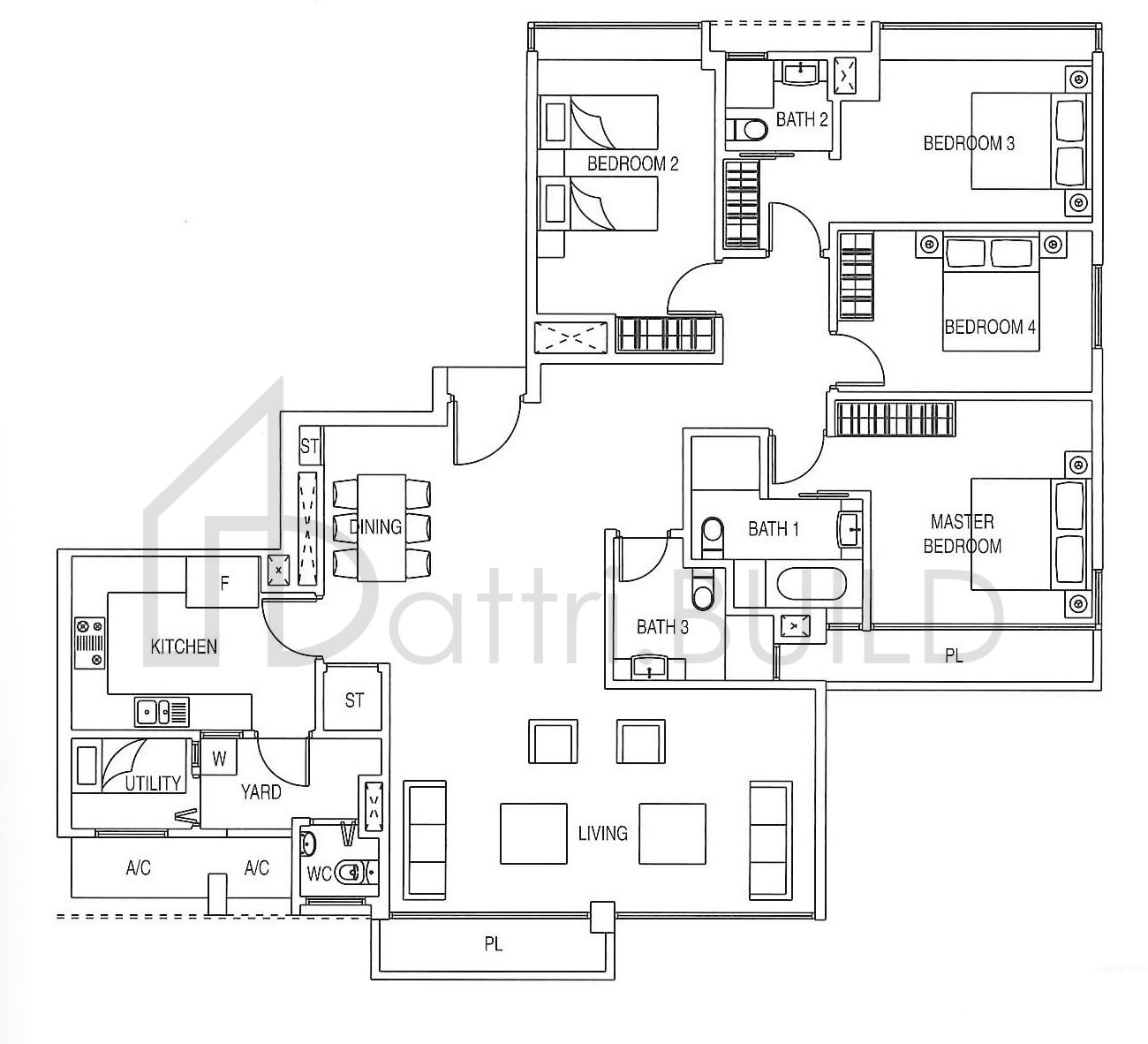 CITYLIGHTS F2c floorplan (watermarked)
