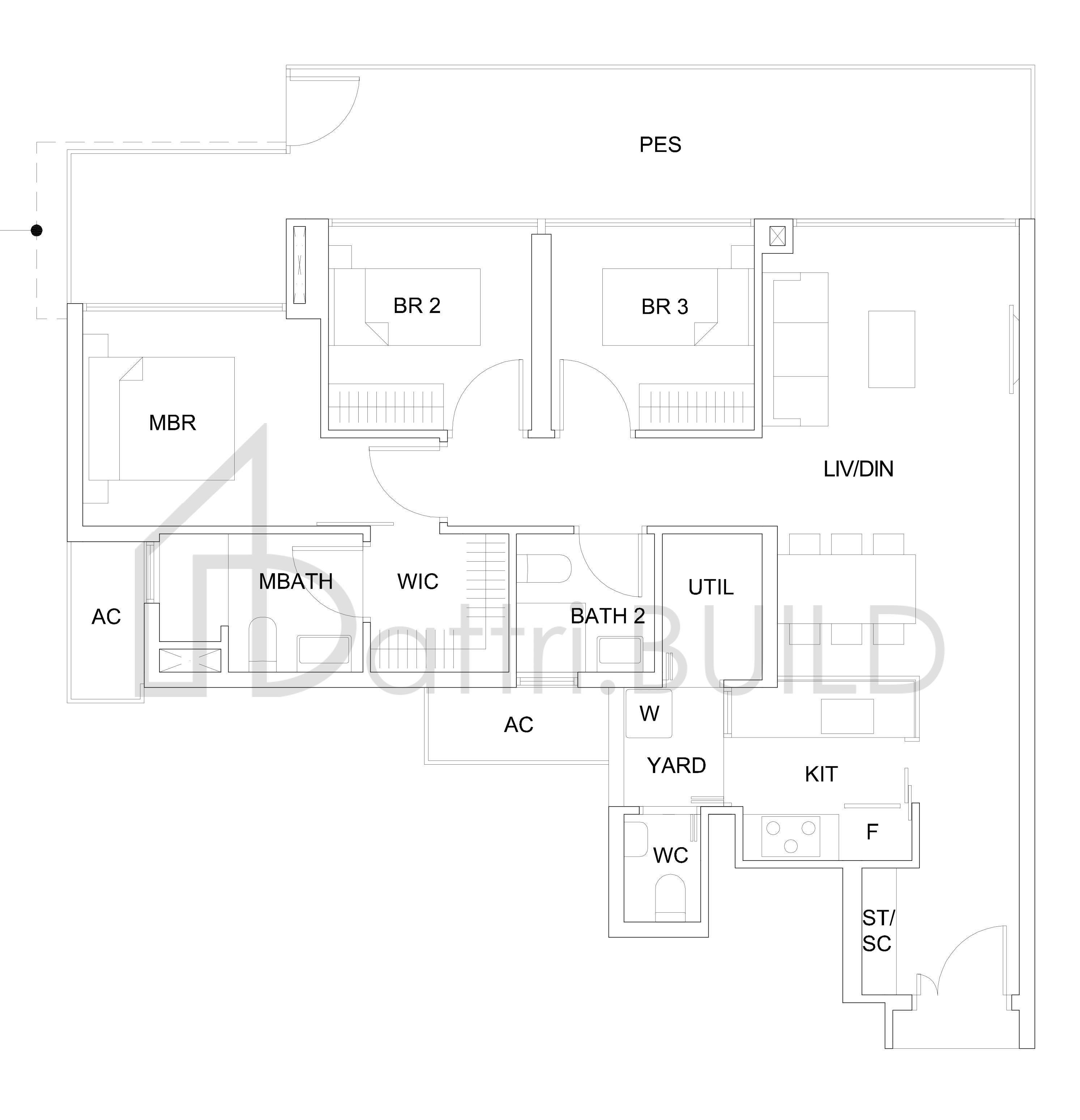 SKY VUE Ca2(P)(M)(3-br) floorplan (watermarked)