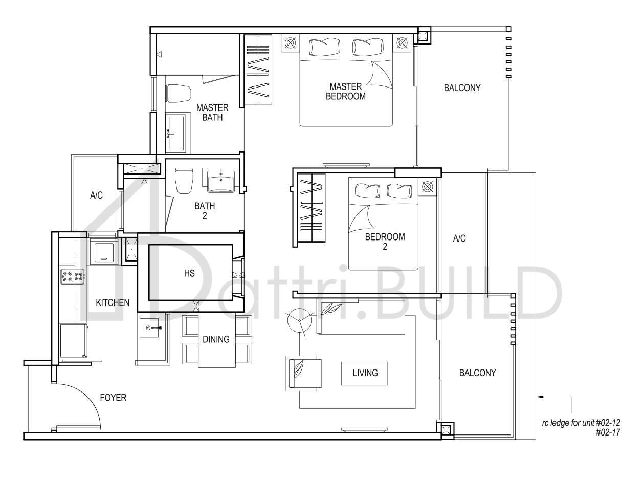 NIN RESIDENCE B1a floorplan (watermarked)