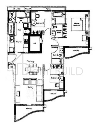 LEONIE HILL RESIDENCES A2 floorplan (watermarked)