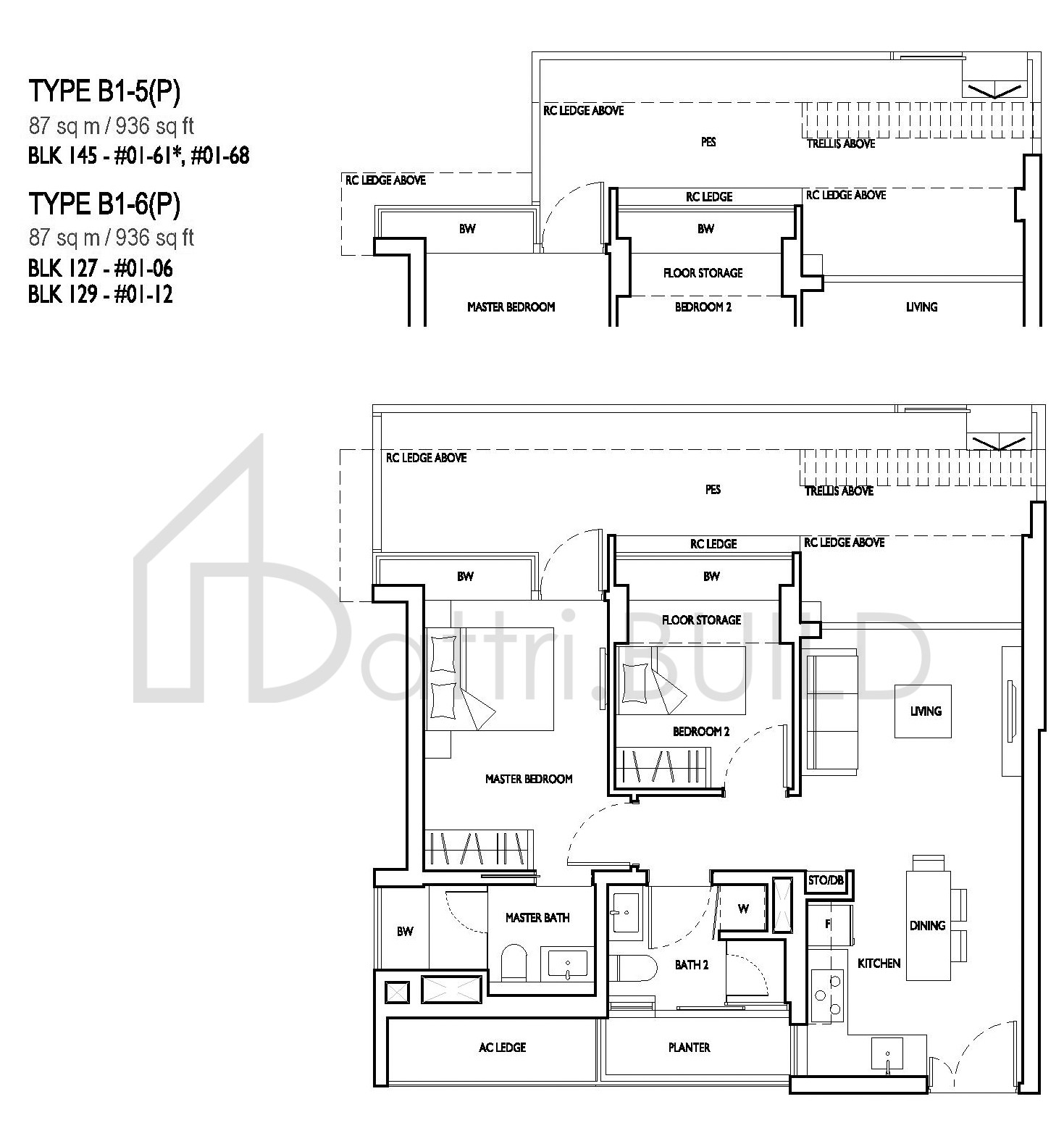D'NEST B1-5(P),B1-6(P) floorplan (watermarked)