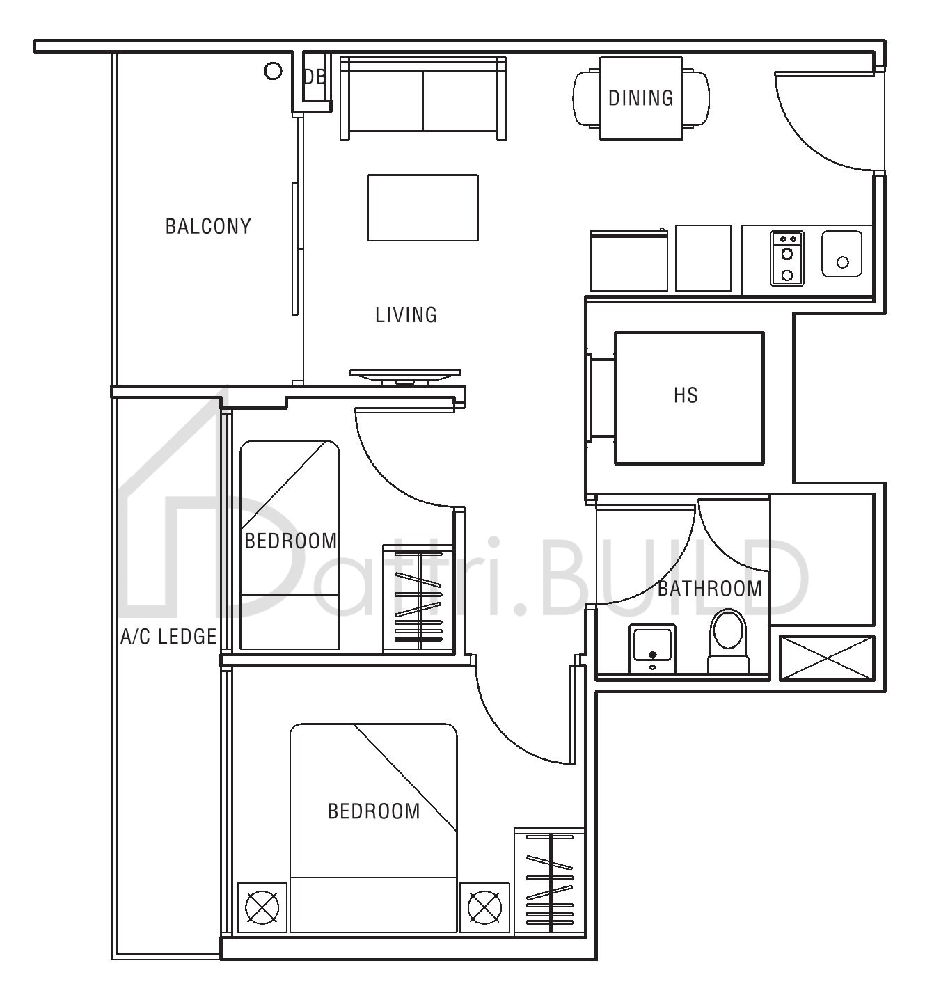MELOSA B4 floorplan (watermarked)