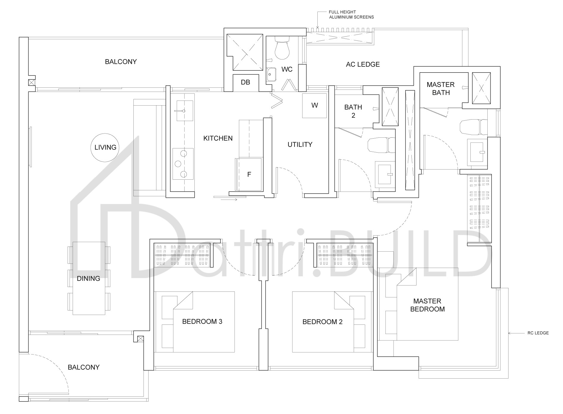 THE CRITERION B8 floorplan (watermarked)