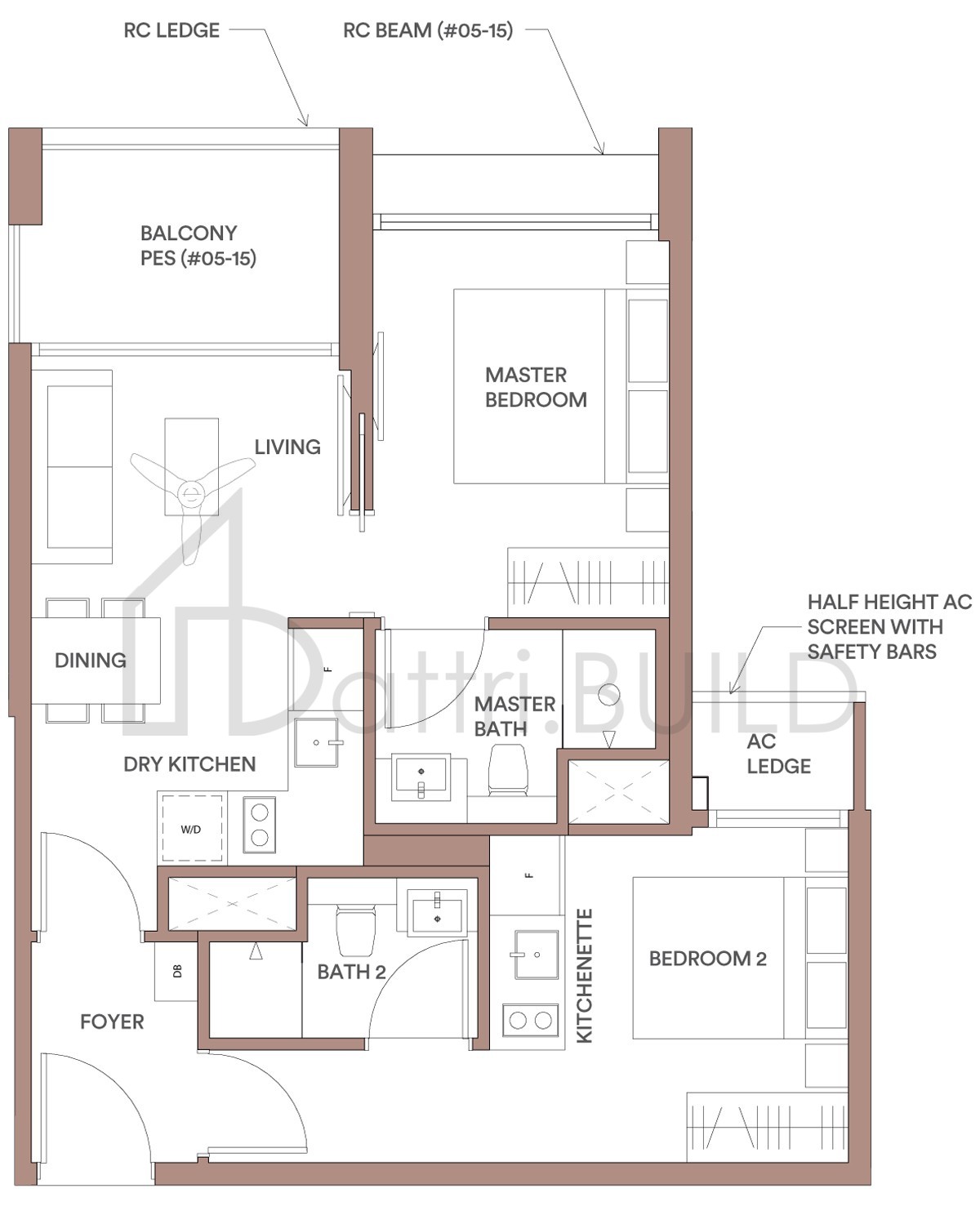 PARK PLACE RESIDENCES AT PLQ D1 floorplan (watermarked)