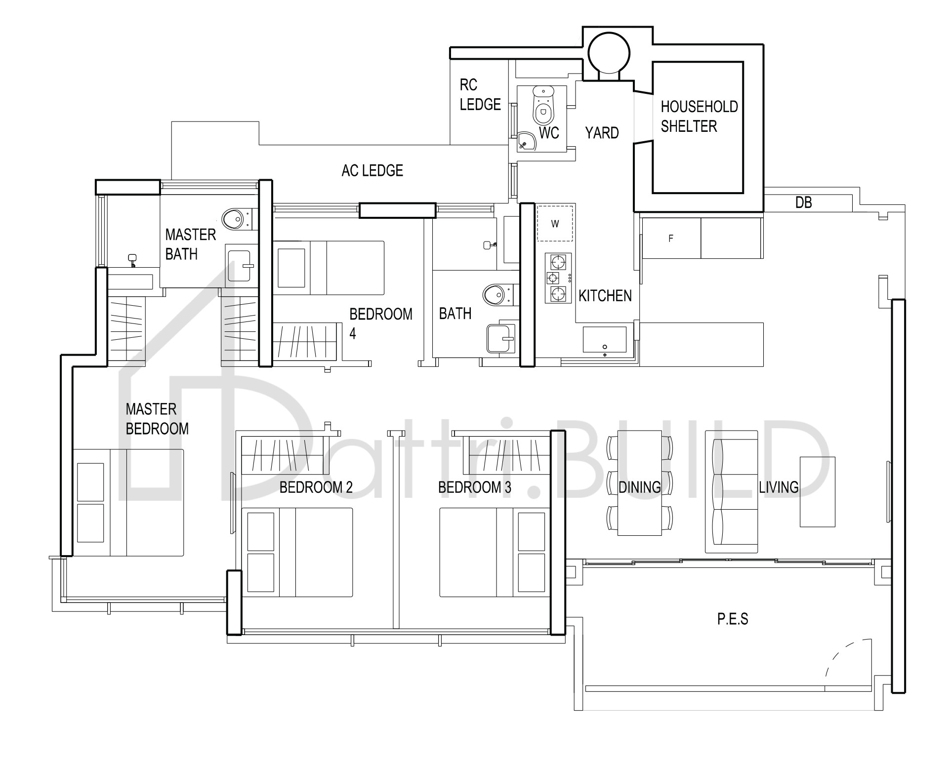 THE TERRACE C1g floorplan (watermarked)