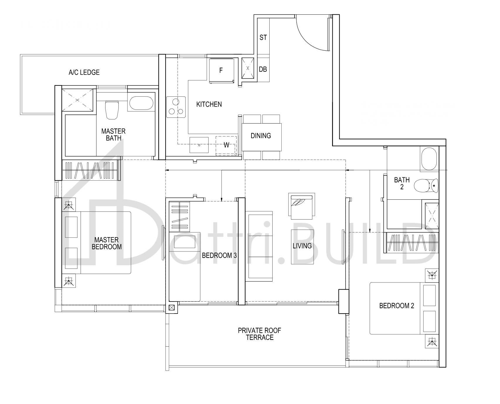 THE POIZ RESIDENCES H C1ap floorplan (watermarked)