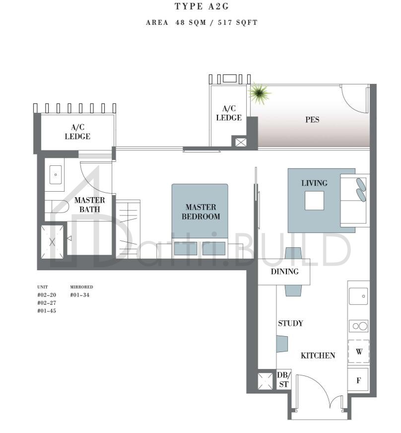 BOTANIQUE AT BARTLEY A2G floorplan (watermarked)