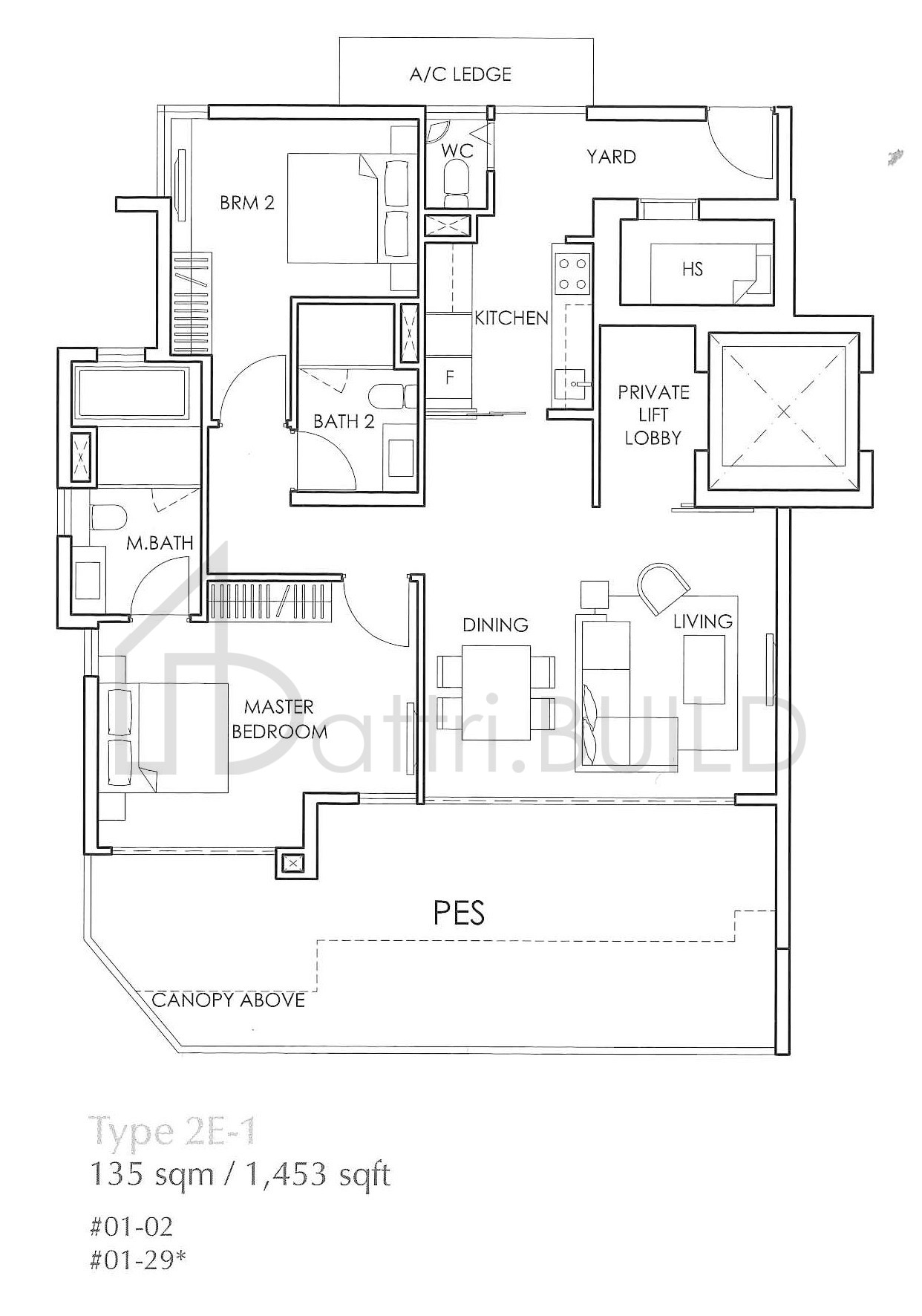 THE GLYNDEBOURNE 2E-1 floorplan (watermarked)