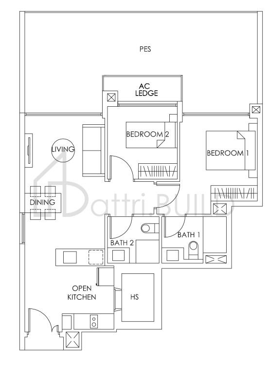 BEDOK RESIDENCES B4d (P1) floorplan (watermarked)