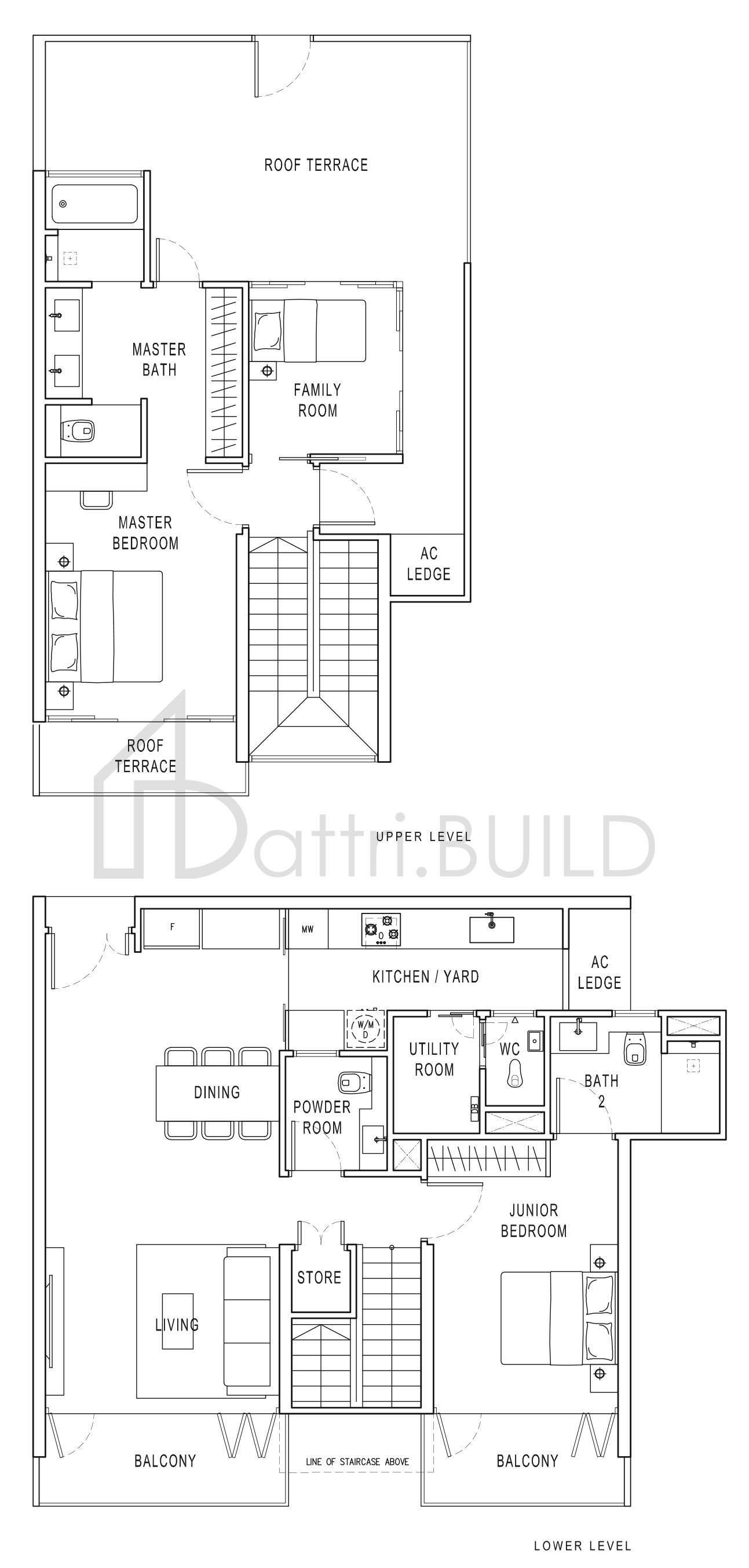 POLLEN & BLEU PH1 floorplan (watermarked)