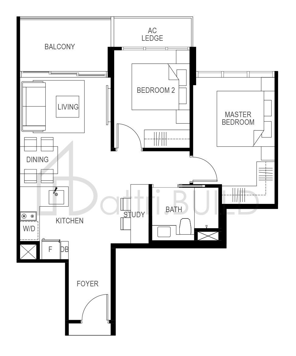 THE GAZANIA B7P floorplan (watermarked)