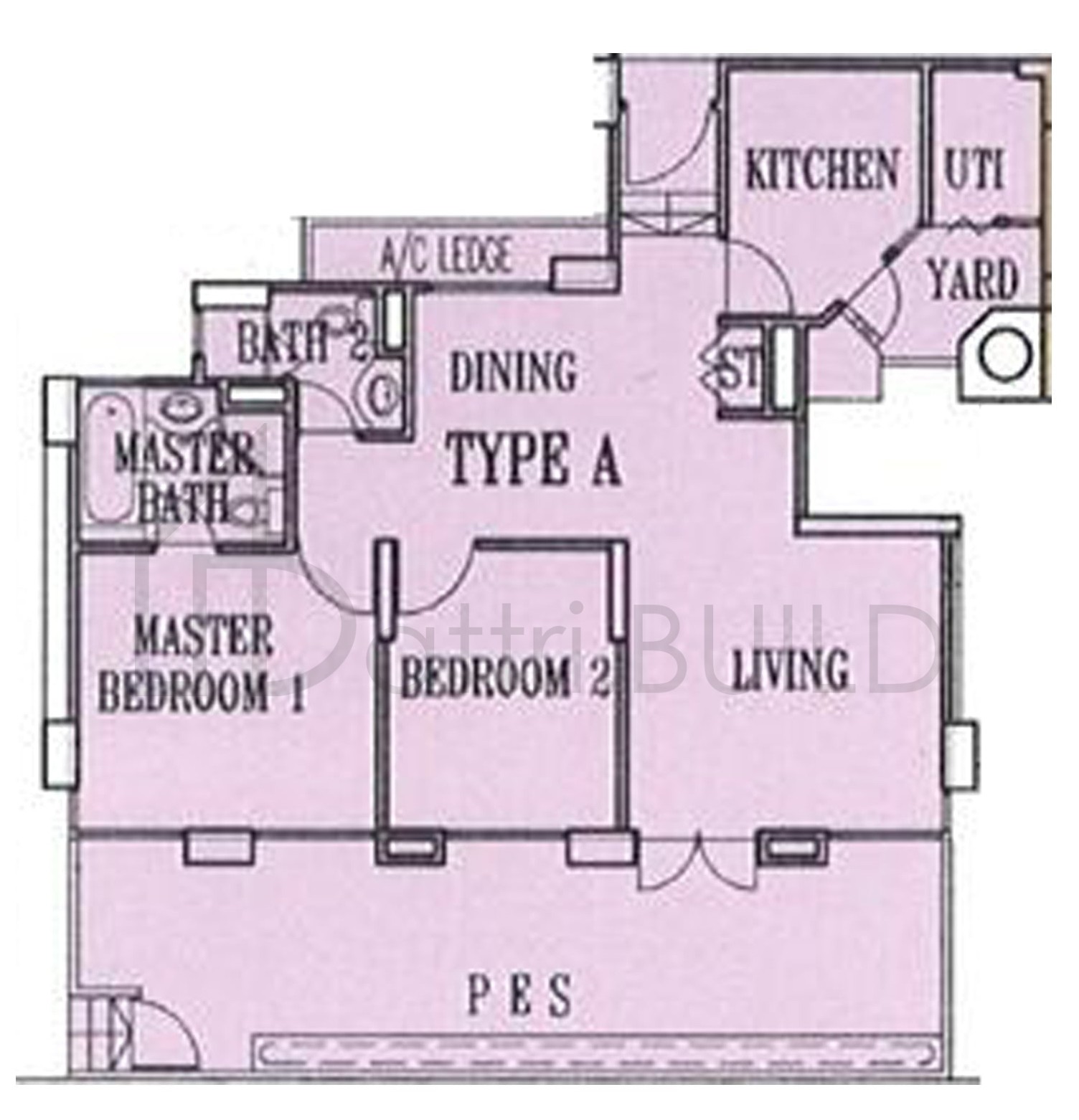 TANGLIN VIEW A floorplan (watermarked)