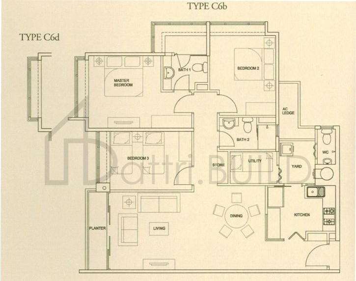 THE RAINTREE C6d floorplan (watermarked)