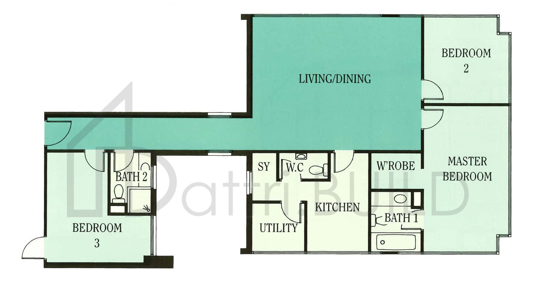 UE SQUARE 3D floorplan (watermarked)