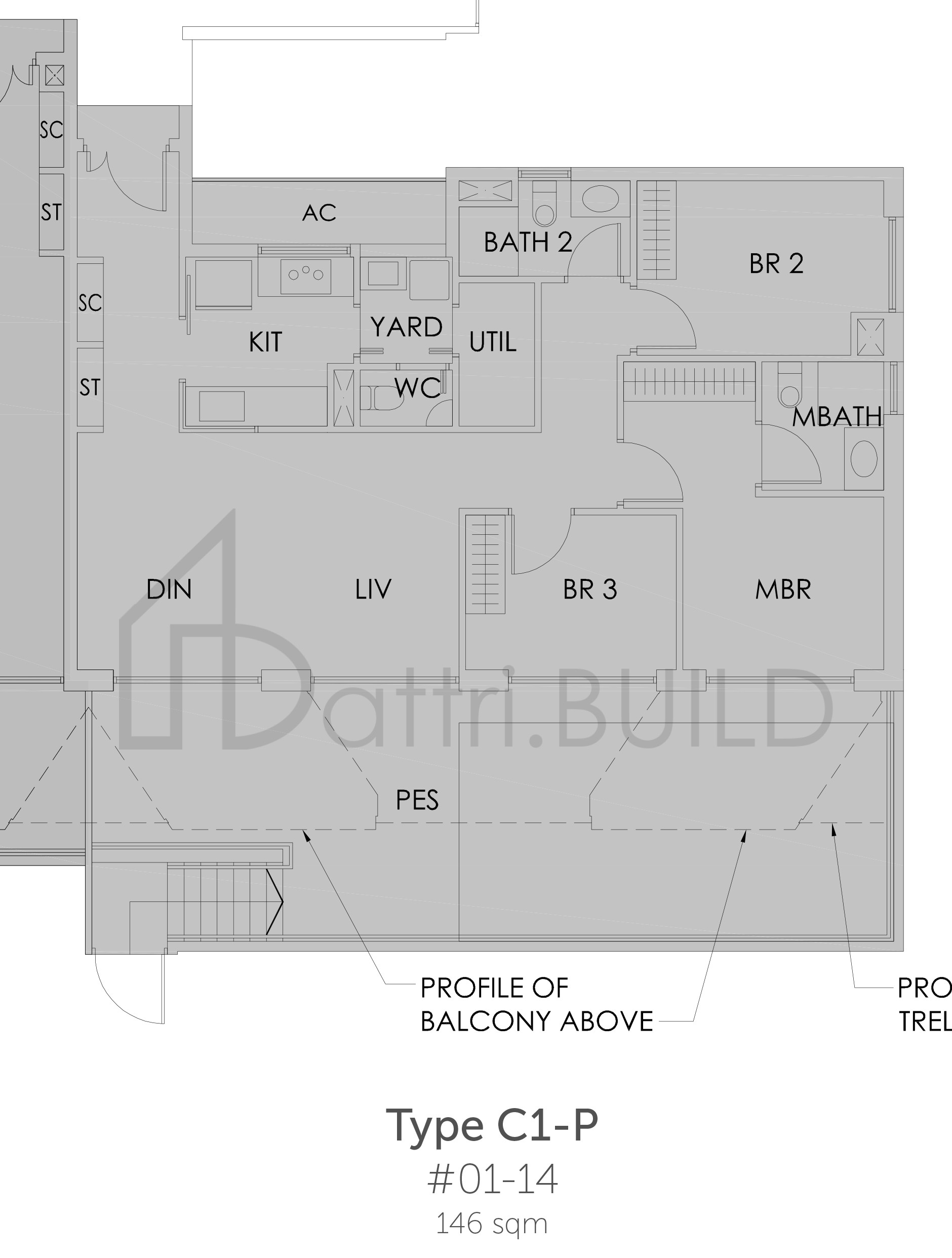 SKY HABITAT C1-P(146) floorplan (watermarked)