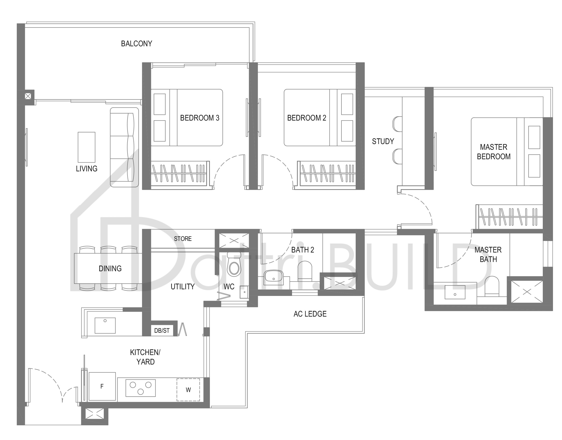 TWIN VEW C5s floorplan (watermarked)