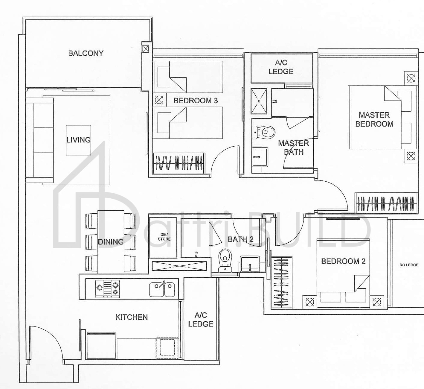 SEA ESTA C2 floorplan (watermarked)