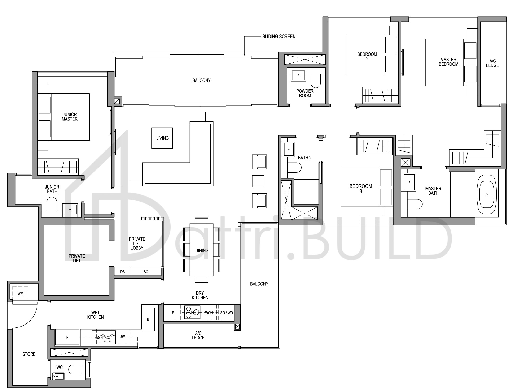 MARTIN MODERN D2-R(PL) floorplan (watermarked)