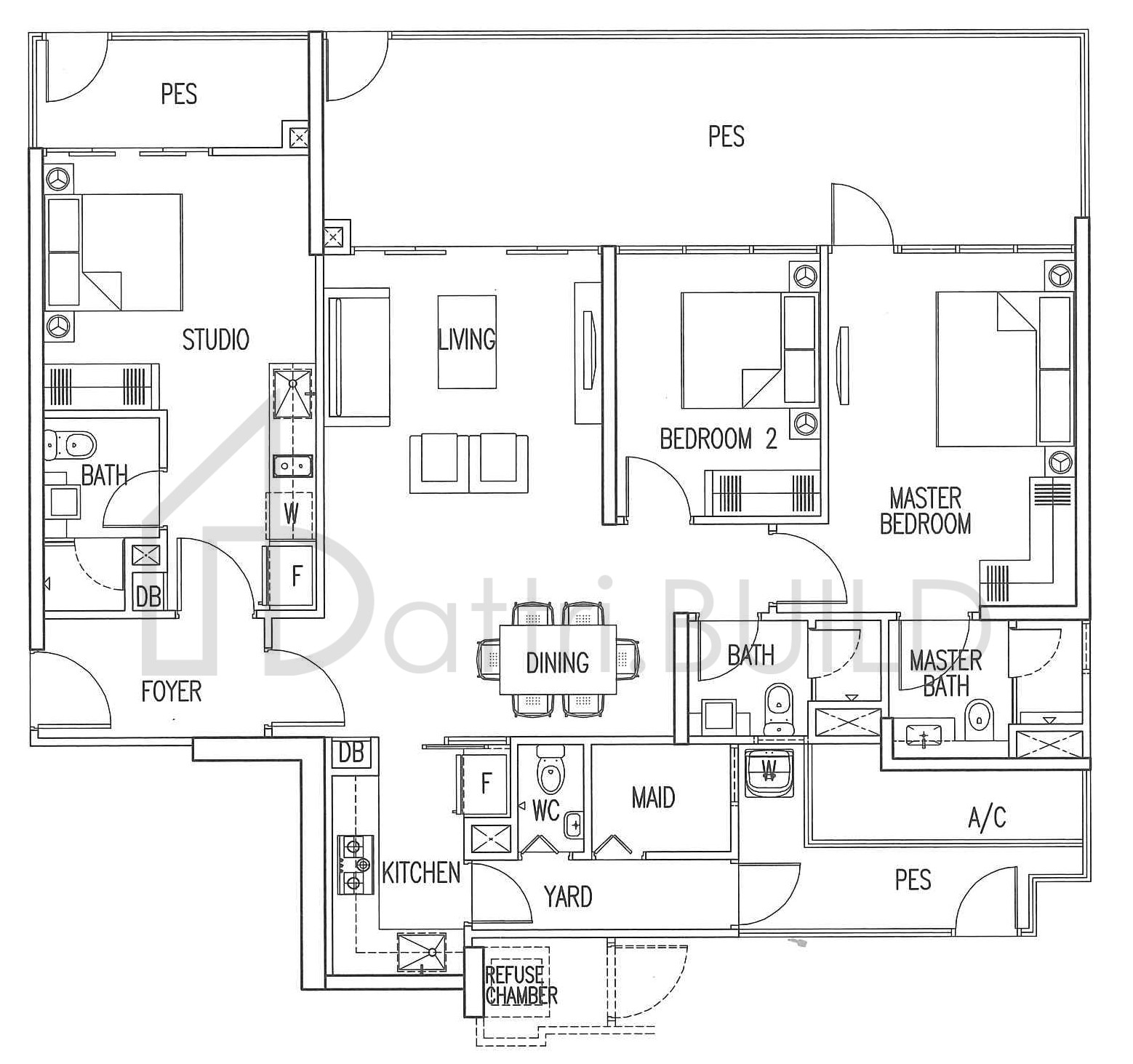 MY MANHATTAN CDK-G floorplan (watermarked)