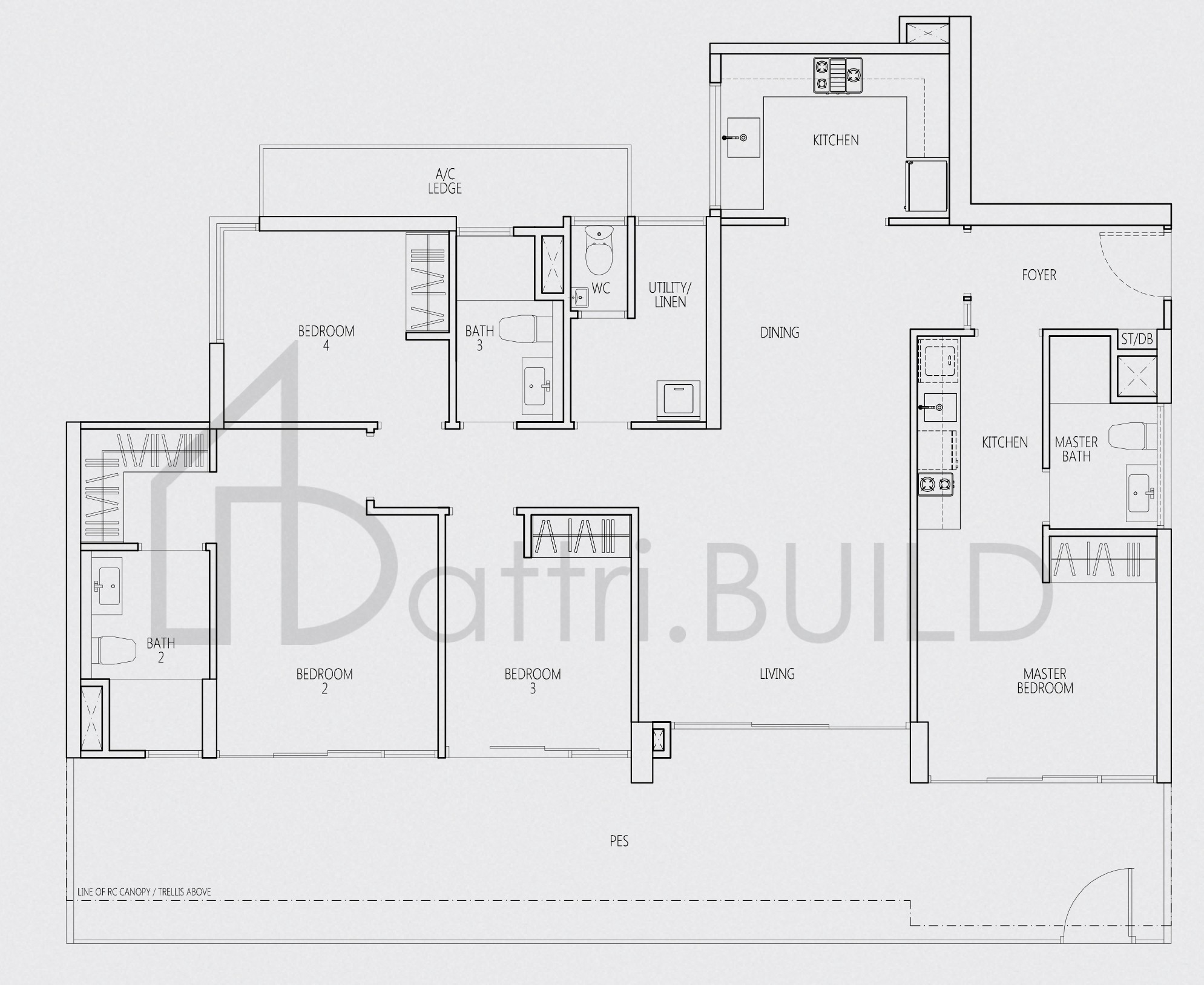 Q BAY RESIDENCES TR-Dp floorplan (watermarked)