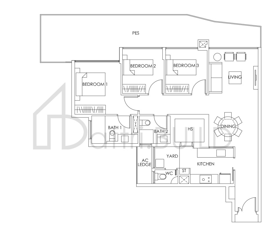 BEDOK RESIDENCES C2a (P) floorplan (watermarked)
