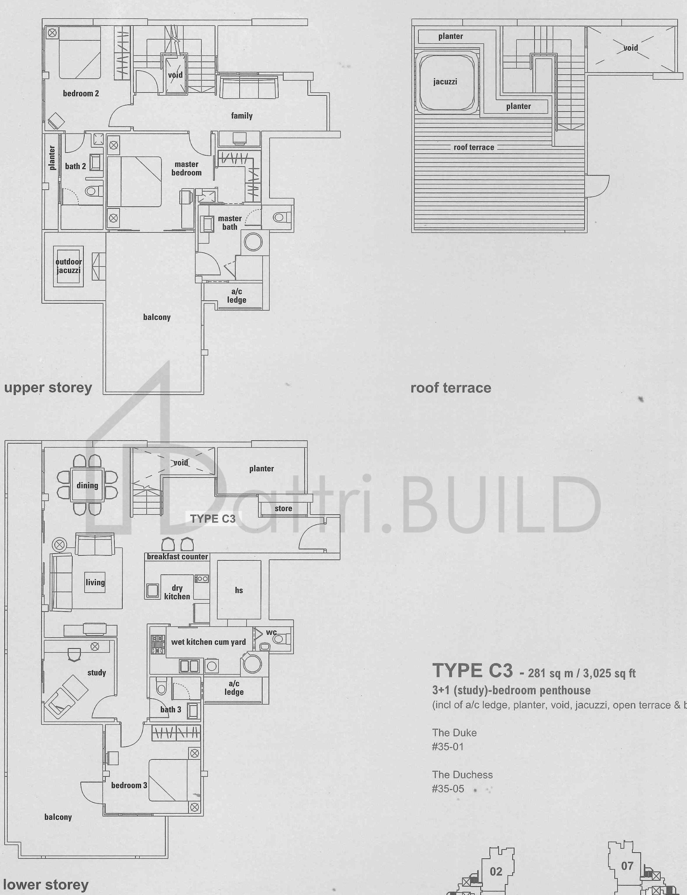 DE ROYALE C3 floorplan (watermarked)
