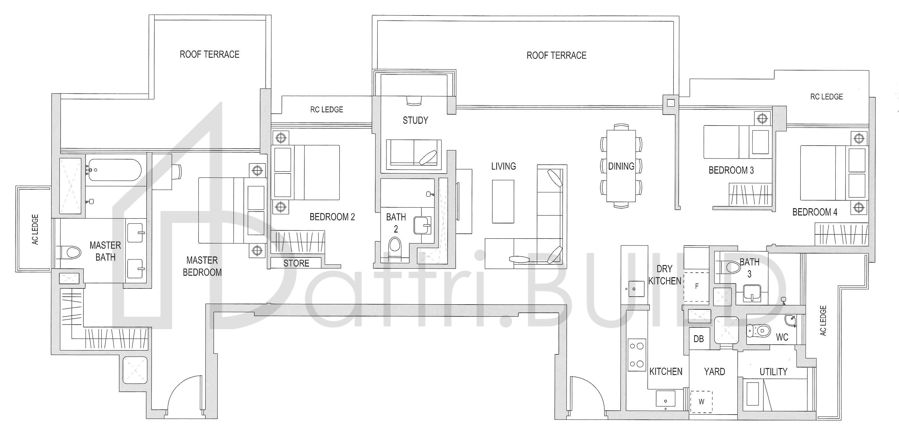 THE TOPIARY P1 floorplan (watermarked)