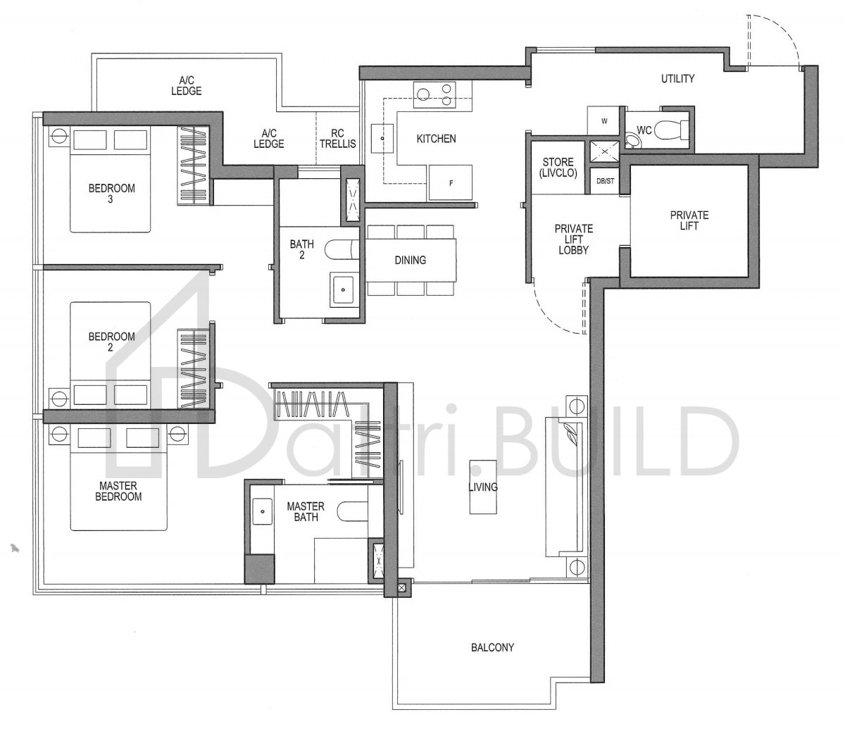 SEASIDE RESIDENCES C4 floorplan (watermarked)