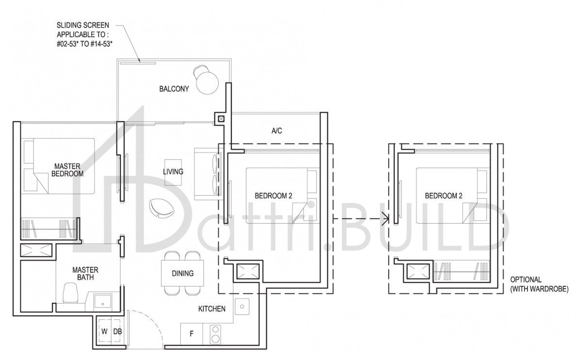 GRANDEUR PARK RESIDENCES 2c2 floorplan (watermarked)