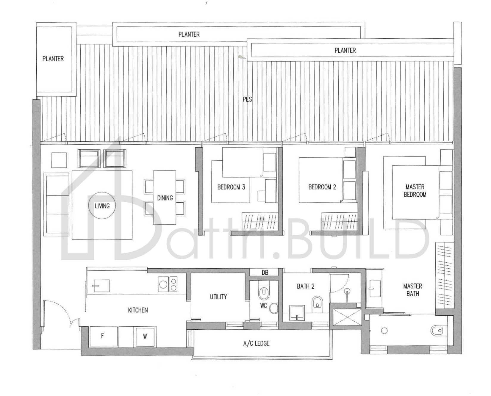 SELETAR PARK RESIDENCE C1 G floorplan (watermarked)