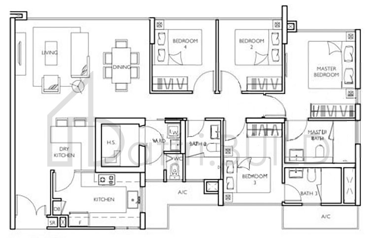 PRIVE E1 floorplan (watermarked)