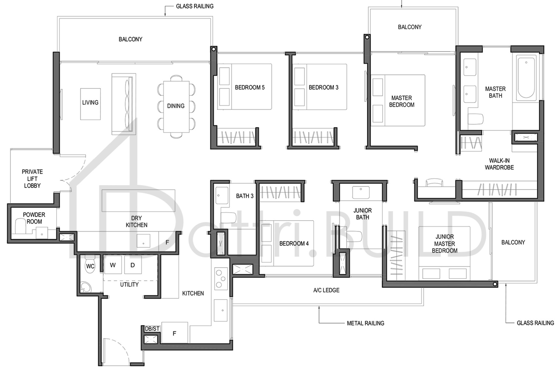PARC KOMO 5L2 floorplan (watermarked)
