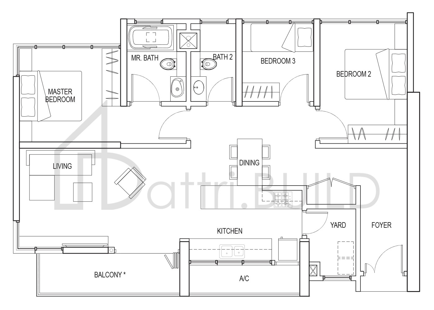 KALLANG RIVERSIDE 3C floorplan (watermarked)