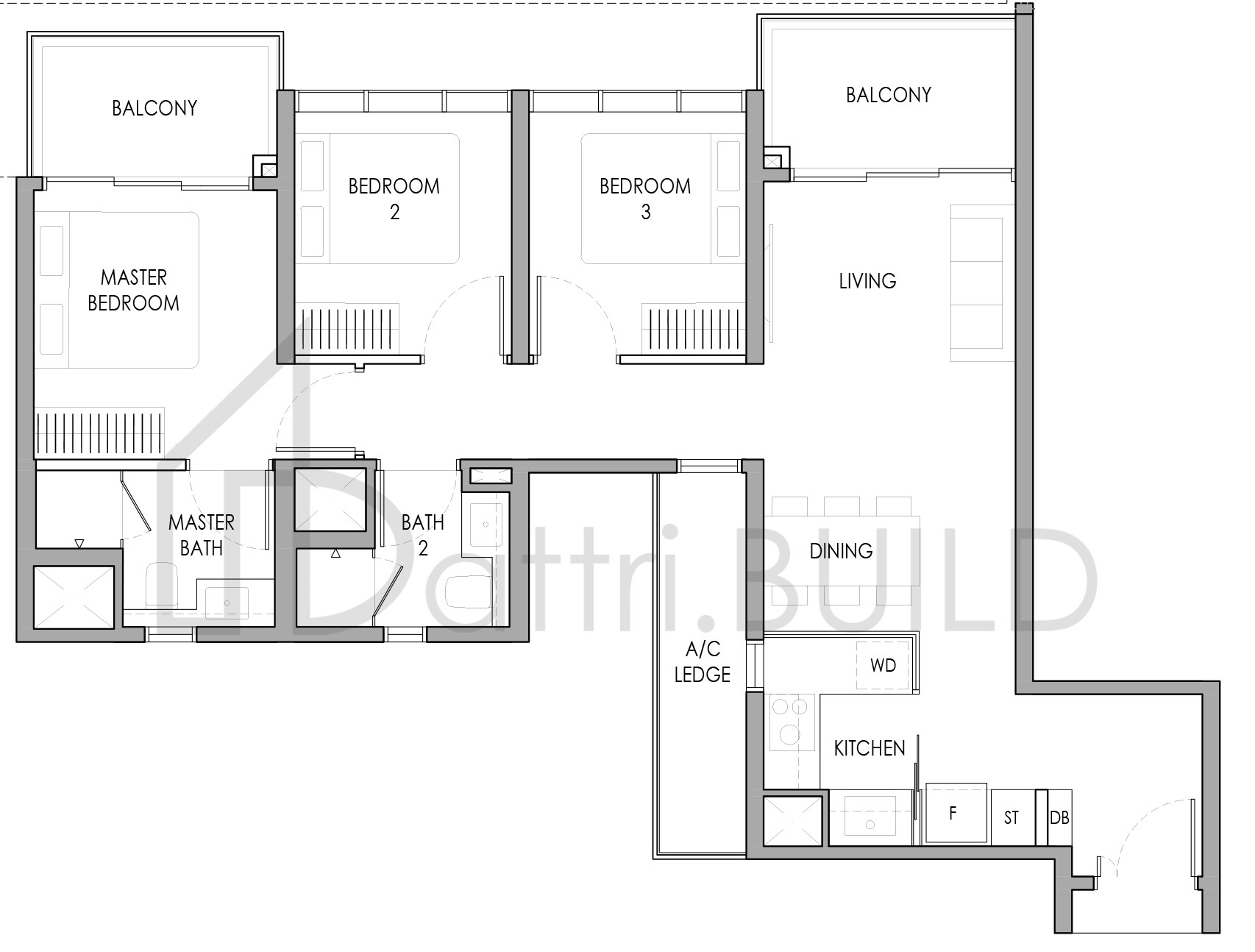 SENGKANG GRAND RESIDENCES C1 floorplan (watermarked)
