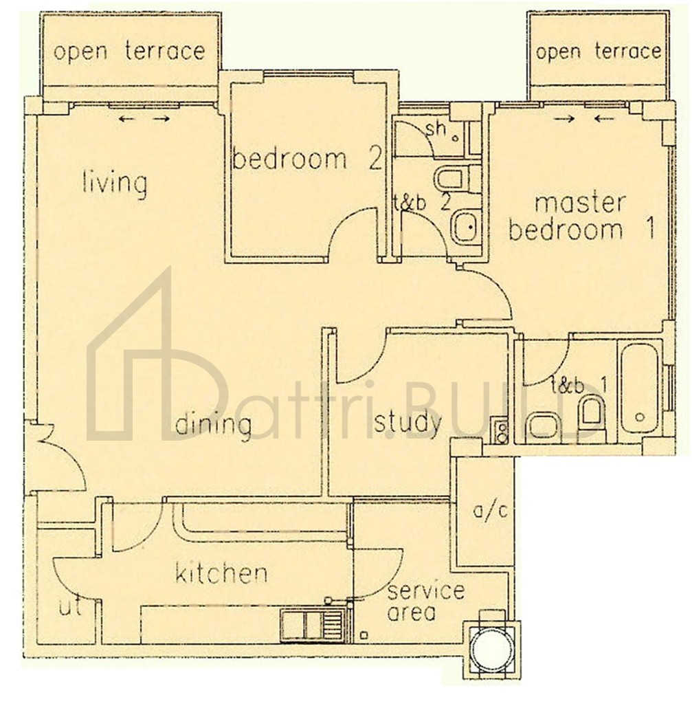 THE WOODGROVE D1 floorplan (watermarked)