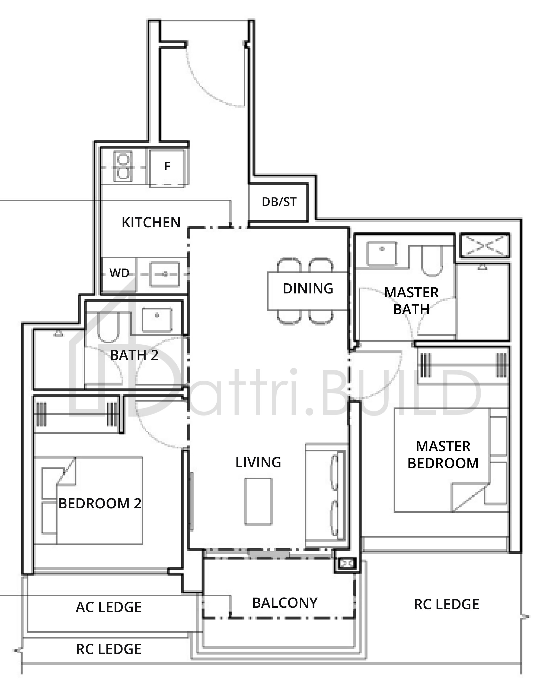 ONE NORTH EDEN B1 floorplan (watermarked)