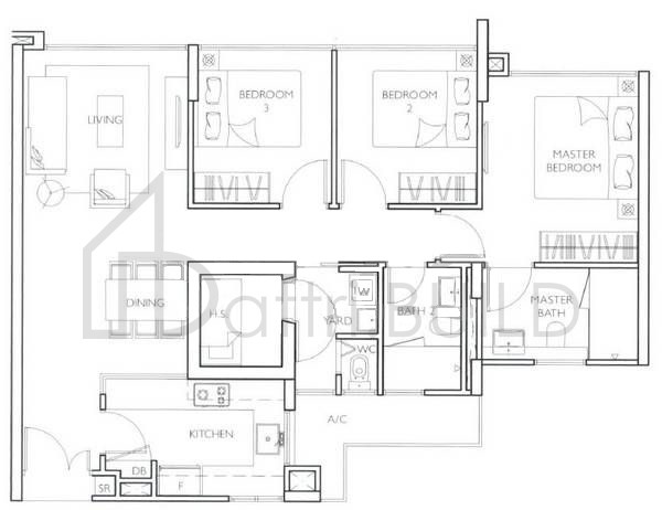 PRIVE C1 floorplan (watermarked)