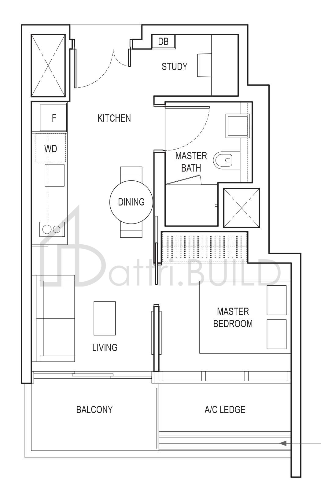 AMBER PARK A1 floorplan (watermarked)