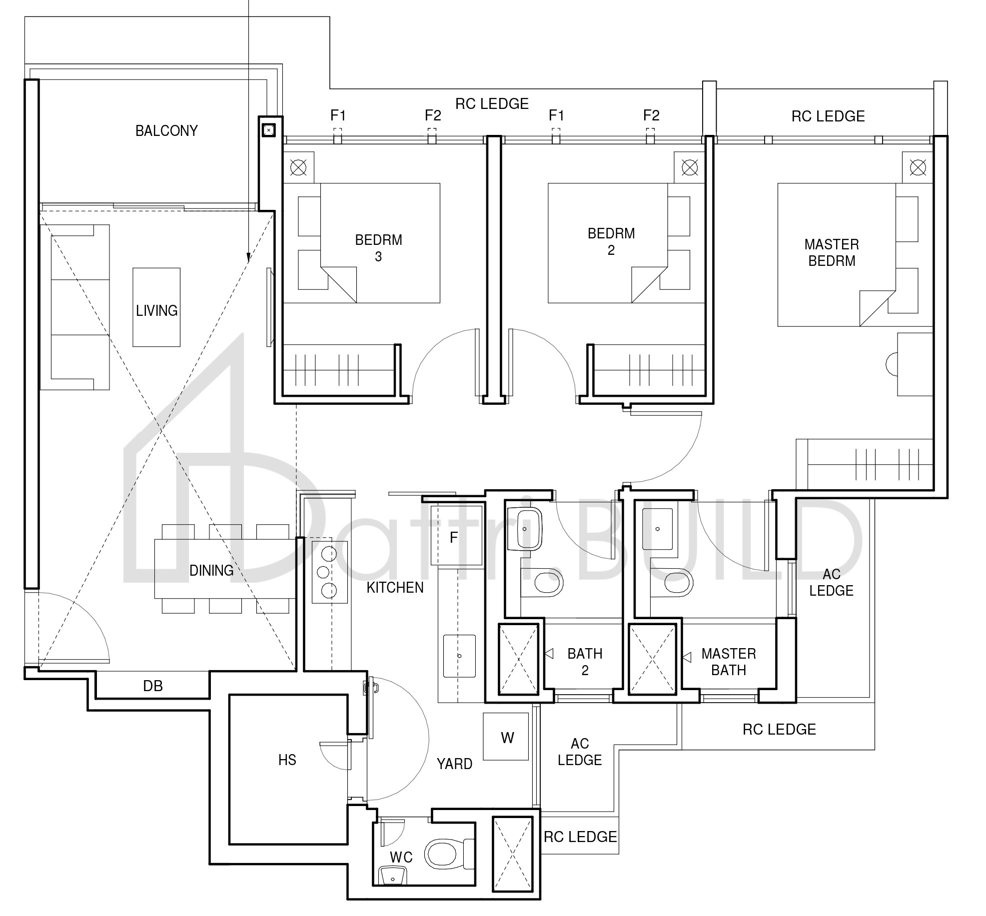 PARC CENTRAL RESIDENCES C6-PH floorplan (watermarked)