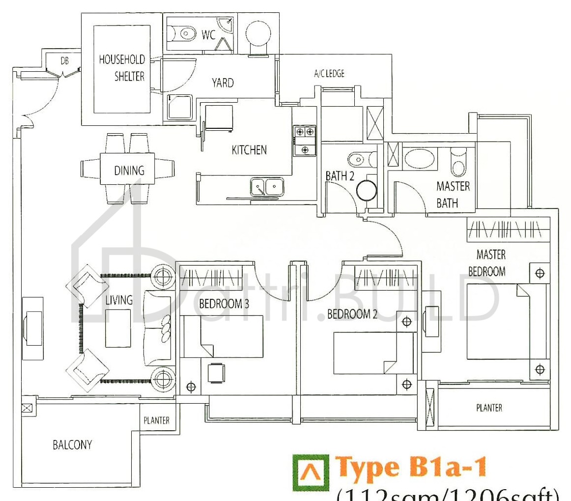 TANGERINE GROVE B1a-1 floorplan (watermarked)