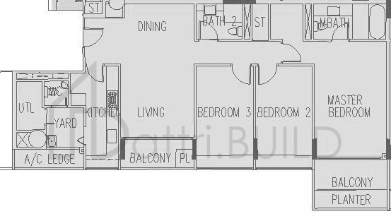 THE INTERLACE B3(144) floorplan (watermarked)